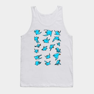 Blue birds Tank Top